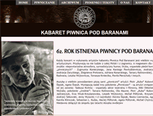 Tablet Screenshot of piwnicapodbaranami.pl